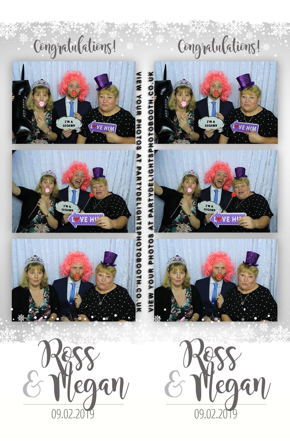 Ross and Megan’s Wedding - Prints | View more photos from the event at gallery.partydelightsphotobooth.co.uk/u/PartyDelightsPhotoBooth/Ross-and-Megan’s-Wedding-Prints